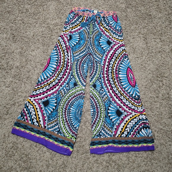 Flying Tomato Womens  Pants Size Large Boho Wide Leg - Picture 1 of 6